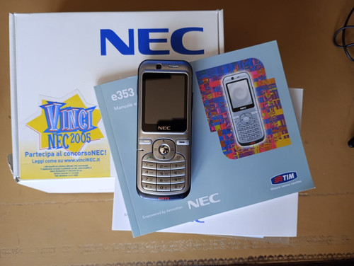 Cellulare vintage nec - e353, tim